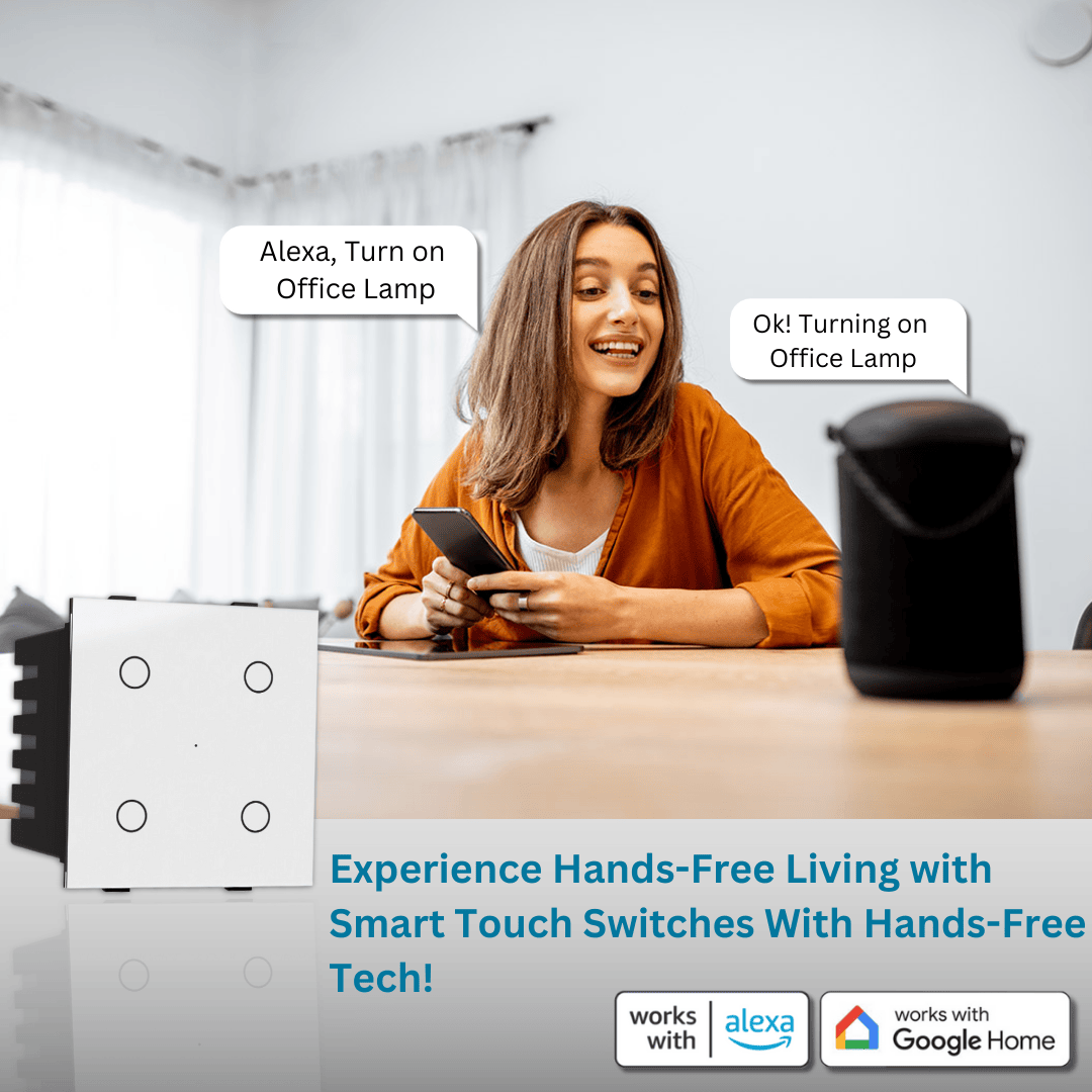 Wynbee® Air Smart 4 Relay Touch Switch (6A each)