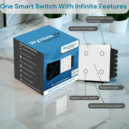 Wynbee® Air Smart 1 Relay Touch Switch (24A)